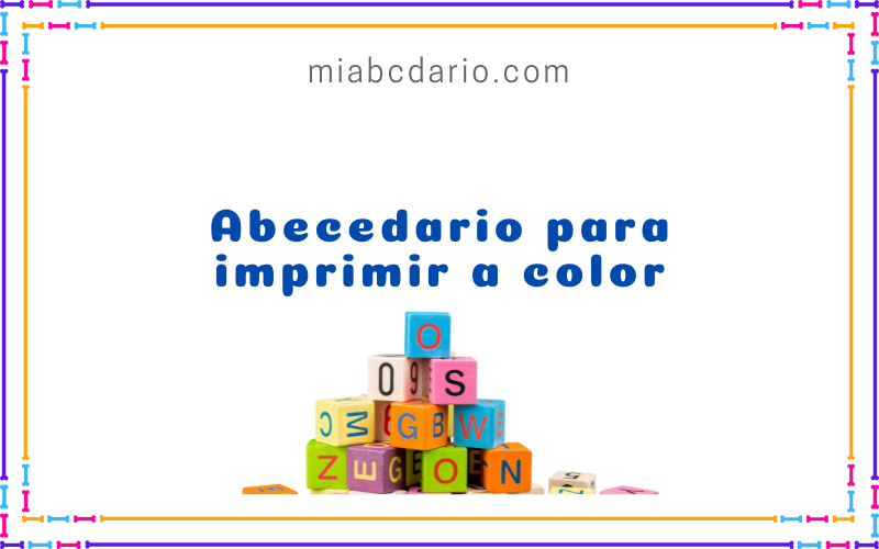 abecedario para imprimir a color