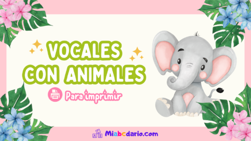 Vocales con animales para imprimir