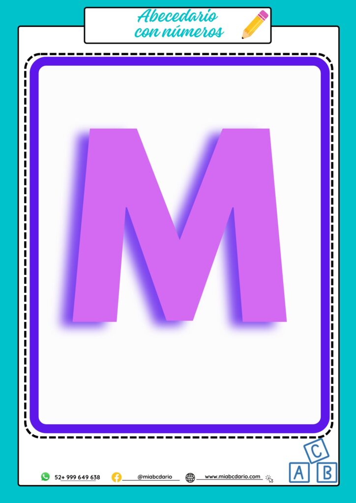 Abecedario en mayúsculas para recortar letra por letra en pdf