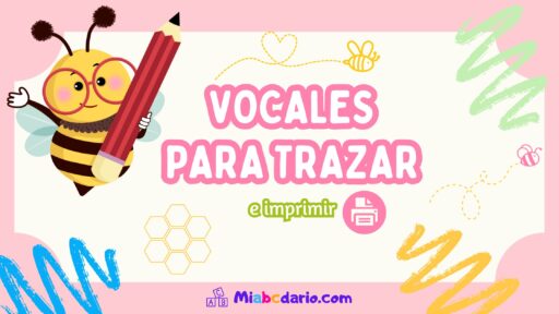 Vocales para trazar e imprimir