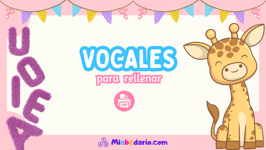 Vocales para rellenar